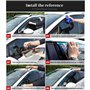 BFRDGE Auto Deflecteurs d'air pour Kia Stonic KX1 YB 2018-2024, Deflecteur Vitre Déflecteurs de Fenêtre Latérale Déflecteur de P