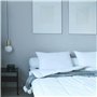 FAM Home Traversin 90 cm 1 pcs - Oreiller Traversin 21 x 90 - Polochon 90 cm pour 2 Personnes Orthopédique Respirant Lavable Fib
