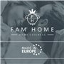 FAM Home Traversin 90 cm 1 pcs - Oreiller Traversin 21 x 90 - Polochon 90 cm pour 2 Personnes Orthopédique Respirant Lavable Fib
