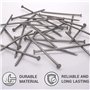 SKIR'CO Lot de 140 clous de construction à tête ronde et plate en acier 4,0 x 120 mm Clous à fil commun multi-usages pour bois