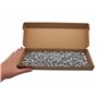 SKIR'CO (300 pièces) Rivets aveugles à tête fraisée en aluminium 4,8 x 10 mm Mandrin en acier, rivets pop