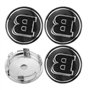 LJJWIW 4 Pièces Voiture Cache Moyeux pour Smart Brabus 60mm