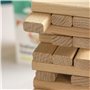 Igroteco® Tour d’Équilibre en Bois – 54 Pièces – Jeu d’Adresse Classique pour Enfants et Famille – Bois Naturel des Carpates – J