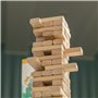 Igroteco® Tour d’Équilibre en Bois – 54 Pièces – Jeu d’Adresse Classique pour Enfants et Famille – Bois Naturel des Carpates – J