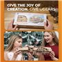 UGEARS V-Express Train à Vapeur avec Tender - Puzzle Cadeau Fête des Pères pour Adultes Kits de Modèles de Puzzle en Bois 3D pou
