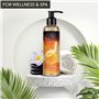 Huile de Massage Sensuelle Banane 200 ml - Naturelle - Mélange Huile d'Amande et de Pépins de Raisin - Huile Massage Relaxante -