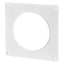 Plaque murale pour tuyau de ventilation en PVC 100 mm Bride murale Plaque de montage Tubes ronds en plastique ABS Conduits d'air
