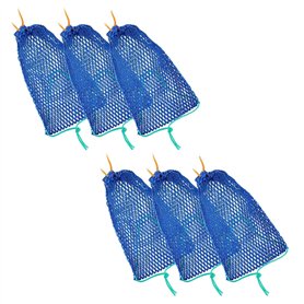 JDigJid Sac à Appâts pour Piège à Crabe 6 Pièces avec Casier Accessoires de Pêche Portables pour Piège à Poisson