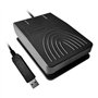 Kepgapo Interrupteur au Pied USB PéDale de Clavier ContrôLe de la PéDale USB PéDale de Commande Haute Sensibilité pour PC Ordina