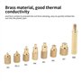 Jaqperd Embout de Fer à Écrou D'Insertion Thermique TS100 Insert de Pointe de Fer à Souder M2-M8 Kit D'Insertion D'Écrou D'Inser
