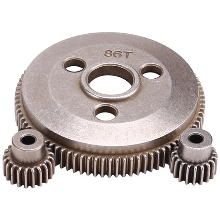 PpAaJK Engrenage Cylindrique En Acier 48P 86T pour 1/10 2WD Slash/Stampede avec Engrenages Pignon 19T 21T Remplace 4686
