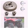 PpAaJK Engrenage Cylindrique En Acier 48P 86T pour 1/10 2WD Slash/Stampede avec Engrenages Pignon 19T 21T Remplace 4686