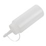 FUWIND Flacon Souple en Plastique Distributeur de Condiments Sauce Une la Moutarde et Ketchup Clair Blanc 6Oz