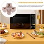 worien Coupleur de Plaque Tournante à Micro-Ondes Four à Micro-Ondes Plaque Tournante Support de Guide de Rouleau Plateau en Ver