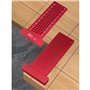Yuattory Lot de 2 équerres de menuiserie 3D multi-angles avec rapporteur carré et règle en T