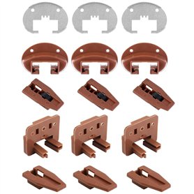 Sunmeit Kit de 6 jeux de guides pour tiroirs