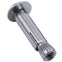 Uanratg Pièce de réparation M6 x 40 mm Vis d'ancrage du boulon d'expansion de la tête hexagonale 5 pièces