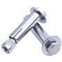 Uanratg Pièce de réparation M6 x 40 mm Vis d'ancrage du boulon d'expansion de la tête hexagonale 5 pièces