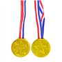 Hztuang 100 PièCes MéDailles de Gagnant en Plastique pour Enfants MéDailles d'or pour Style Olympique, DéCorations de FêTe et Ré