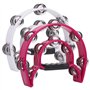 Uanratg Lot de 2 tambourins doubles de 25