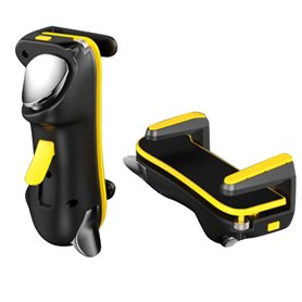 Kanylavy DéClencheur de à Six Doigts pour pour ContrôLeur de PUBG L1 R1 Bouton de Clé en Alliage pour Manette de Android (Jaune)
