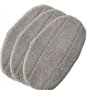 Hztuang Lot de 3 chiffons de nettoyage pour nettoyeur vapeur CleanTenso