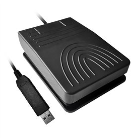 Mskidand Interrupteur au Pied USB PéDale de Clavier ContrôLe de la PéDale USB PéDale de Commande Unique Haute Sensibilité pour P