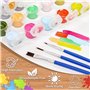 WJWWANG Peinture par Numéros Adultes Débutants Joueur de tennis de table de retour DIY Kits de Peinture à L'huile pour la Décora