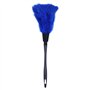 NONDK 1 Pc Plumeau De Dinde À La Mode avec Poignée en Plastique Noir Outil De Nettoyage (Bleu) 35Cm