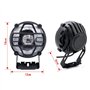 Tixqeaif Phares de Vélo Électrique 36 V 48 V de Vélo Électrique Lumière Étanche en Alliage D'Aluminium Phare de Conduite de Nuit