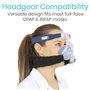 Winbowel 1 Pièce de CPAP Coussinet pour le Cou - Accessoires Rembourrés pour Sangle de Masque - Housse de Confort en Polaire pou