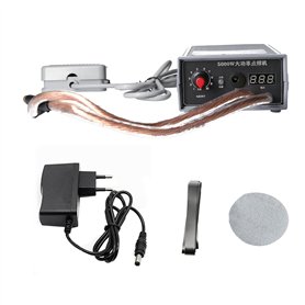 Booso 1 Set Spot Welder 5000W Machine de Soudage par Points Portable Haute Puissance Soudeurs Réglables à Courant Portable pour