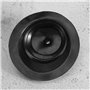 Pour Mr Gasket 1651 - soufflet rond en caoutchouc noir - 13,2 cm - Pour levier de vitesse - Plaque ronde