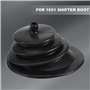 Pour Mr Gasket 1651 - soufflet rond en caoutchouc noir - 13,2 cm - Pour levier de vitesse - Plaque ronde