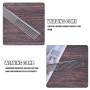 worien Peigne à Franges en Macramé Tapisserie Peigne à Tisser Artisanat en Acier Inoxydable pour Brosser Les Cheveux Longs Cordo