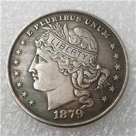 YunBest 1879 Lot de 100 pièces de Monnaie américaines Anciennes - 100 pièces de Monnaie - Best Old Original - USA Ancienne pièce