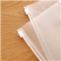 LuLiyLdJ 10 pack A6 taille 6 trous dossier en plastique étanche 6 trous fermeture à glissière à feuilles mobiles sac pour docume