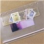 LuLiyLdJ 10 pack A6 taille 6 trous dossier en plastique étanche 6 trous fermeture à glissière à feuilles mobiles sac pour docume