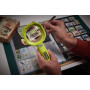 RYOBI - Loupe éclairée 4V USB Lithium - 2 intensités : 60/200 Lumens - Grossissement x 3 - Livrée avec son câble USB-C & 1 batte