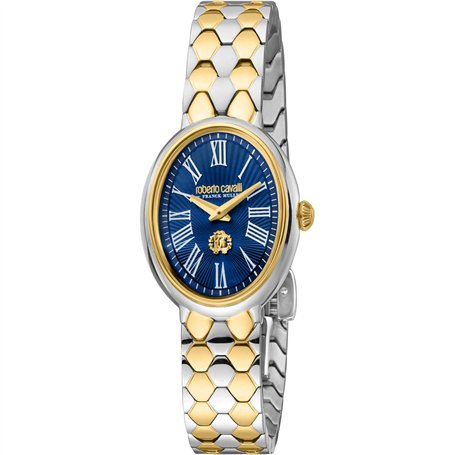 Roberto Cavalli by Franck Muller Femmes Analogique Quartz Montre avec Bracelet en Acier Inoxydable RV1L196M0081