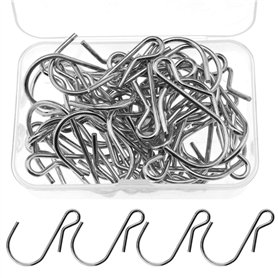 Create idea 40pcs Crochets de Suspension Suspendus en Forme de S de Type Clip avec Cordes