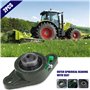 UCFL205 Lot de 2 roulements à billes à bride losange sphérique extérieure 25 mm avec raccord de buse pour systèmes de transport