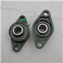 Lot de 2 roulements à billes à bride losanges sphérique extérieure de 30 mm de diamètre UCFL206 avec buse à huile et bloc à 2 bo