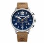 Timberland Myrtle Montre analogique multi-cadran avec bracelet en cuir brun clair 3 ATM