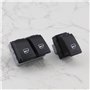 Lot de 2pcs Interrupteurs de Commande de Vitre Électrique de Voiture Avant Gauche Droite Compatible avec Transporter T5 T6 7E095
