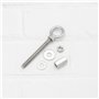 OTOTEC 2 Sets Boulons à Anneau en Acier Inoxydable 316 M8x80mm avec écrous Et Rondelles pour Charnières de Porte Arrière Compati