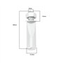 OTOTEC Lot de 4 Goupilles Fendues pour Manivelle de Vélo 9,5 X 40 Mm Accessoires de Cyclisme pour Vélo Cyclomoteur Acier Galvani