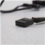 EMSea Carte Mère 9 Broches USB en-tête Multiplicateur USB 2.0 1 Mâle à 4 Ports Femelle Séparateur Adaptateur Câble d'extension C