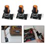 EMSea 5pcs KY-040 Module d'encodeur Rotatif à 360 Degrés Carte de Développement Capteur Brique avec Capuchon Bouton 5V 20 Cercle