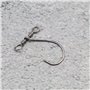 EMSea 30pcs Hameçons de Pêche Drop Shot avec Plate-Forme et Pivotants en Ligne pour Perche, Poisson-Chat, Truite, Carpe, Crucian